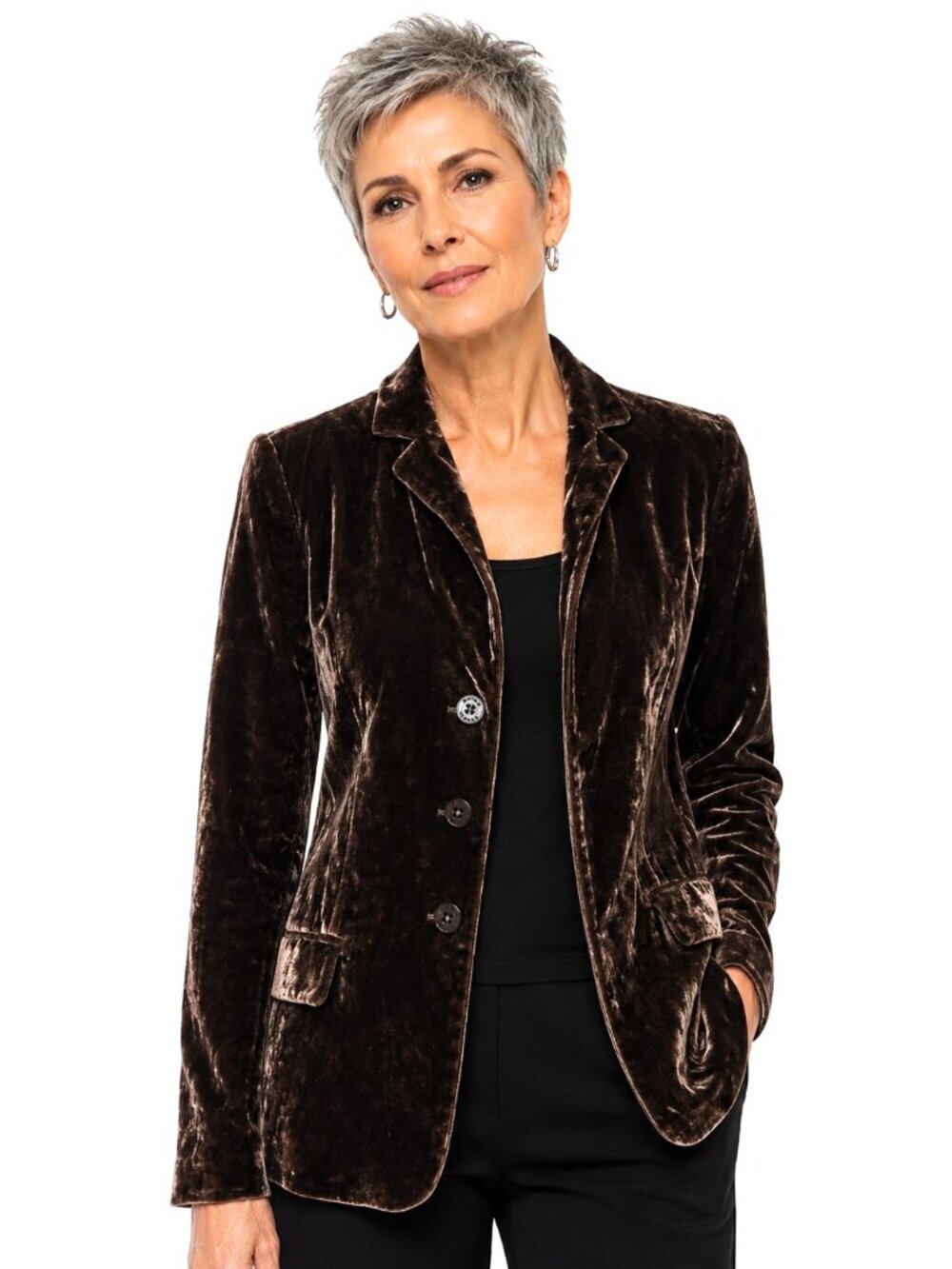 Emanuel Ungaro Brown Velvet Jacket